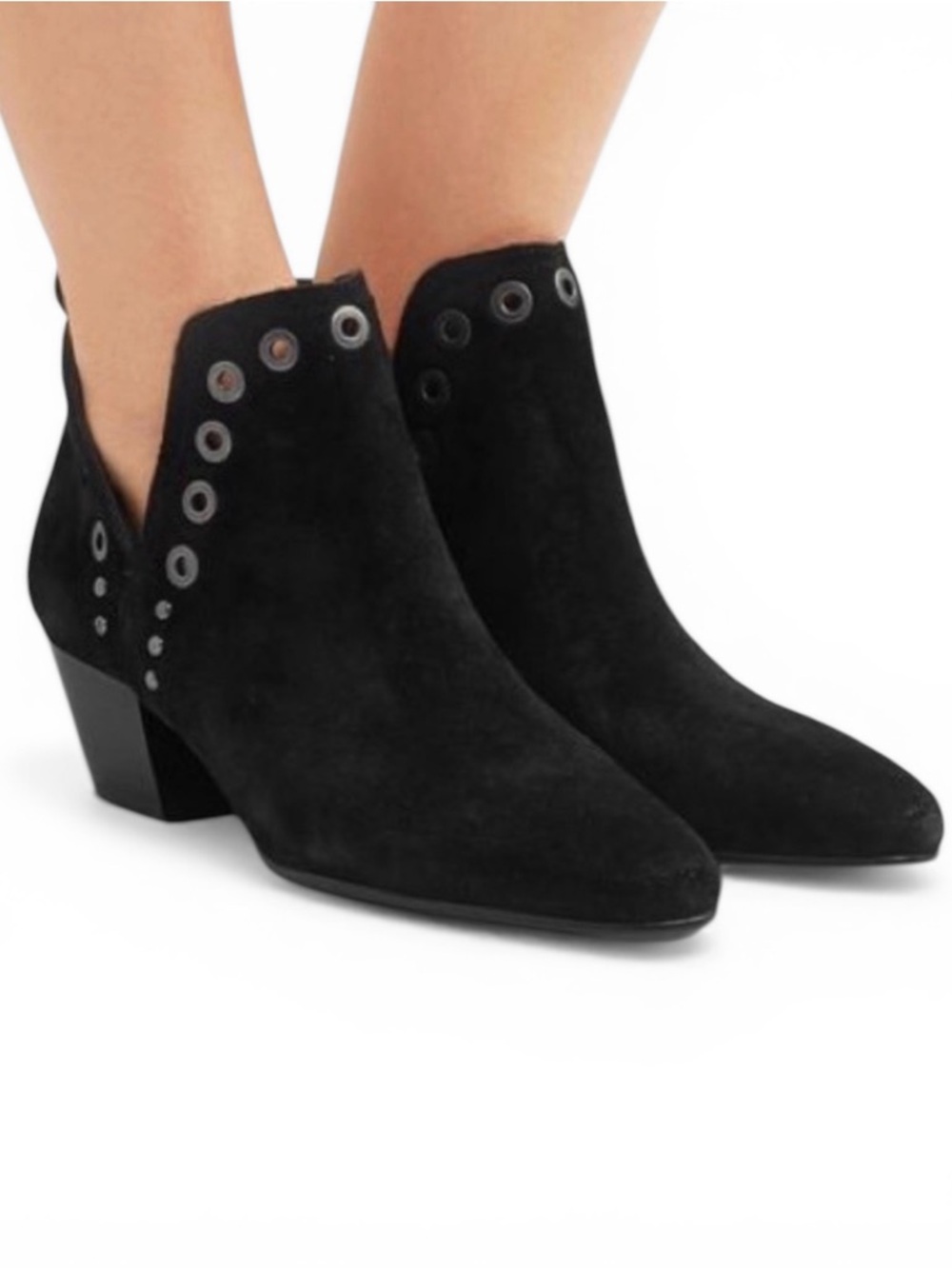 Sam Edelman Rubin Black Suede Bootie
